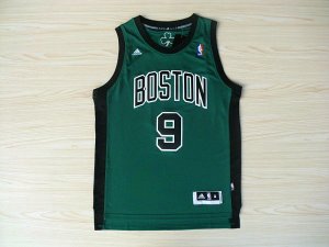 Maillot De Basket Boston Celtics Rajon Rondo 9 Tissus Sportif Fans Edition Vert Noir